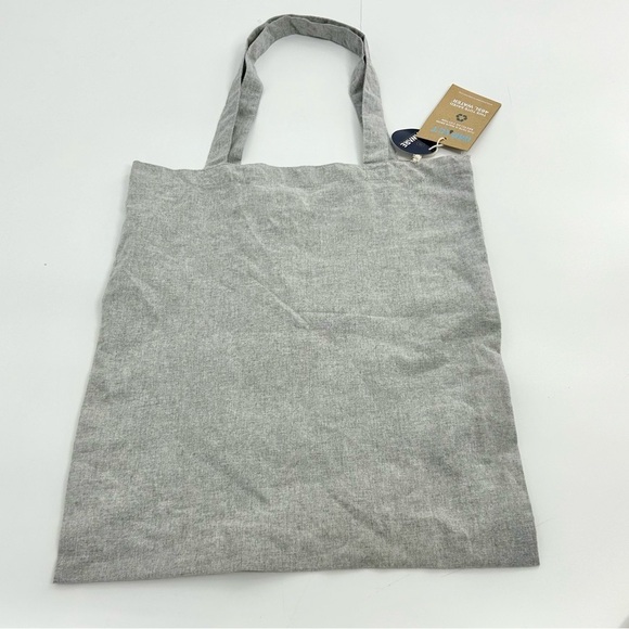 Impact Aware‎ Recycled Canvas Pumpkin Patch Grey Tote Bag Farmer’s Market NWT - Picture 4 of 9